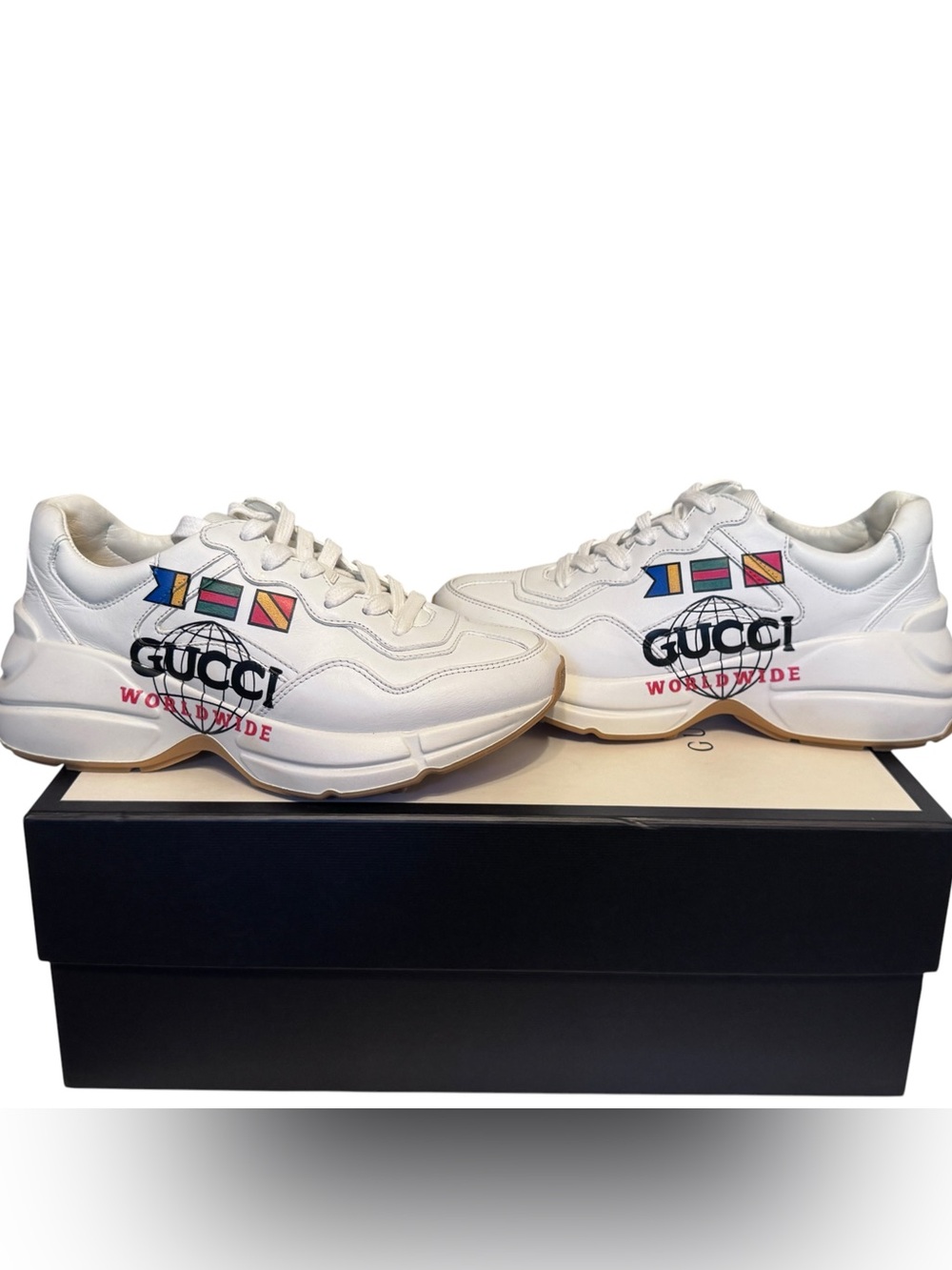 Gucci Cream Leather Sneaker